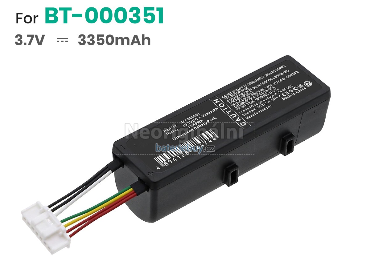 Nahrazení Zebra BT-000351 baterie