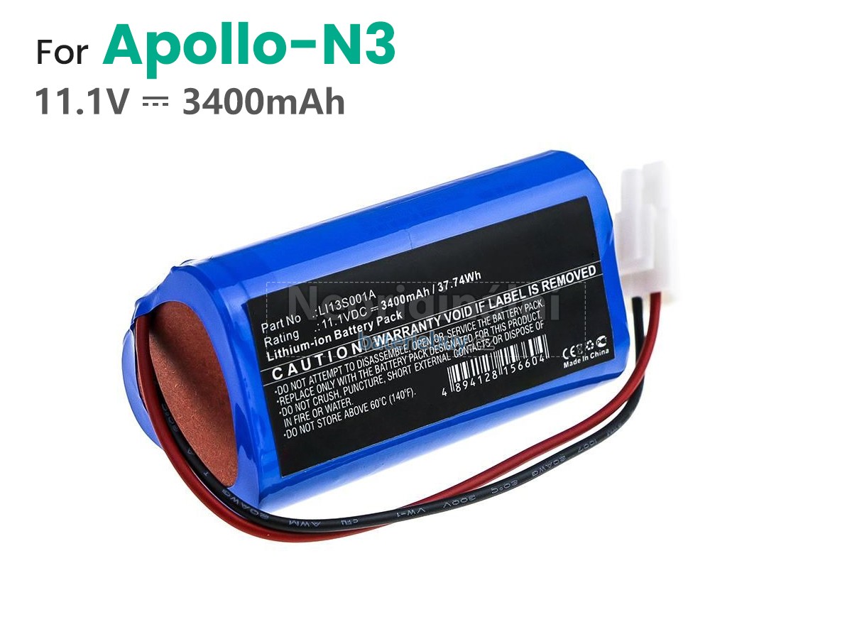 Nahrazení Zondan APOLLO N3 baterie