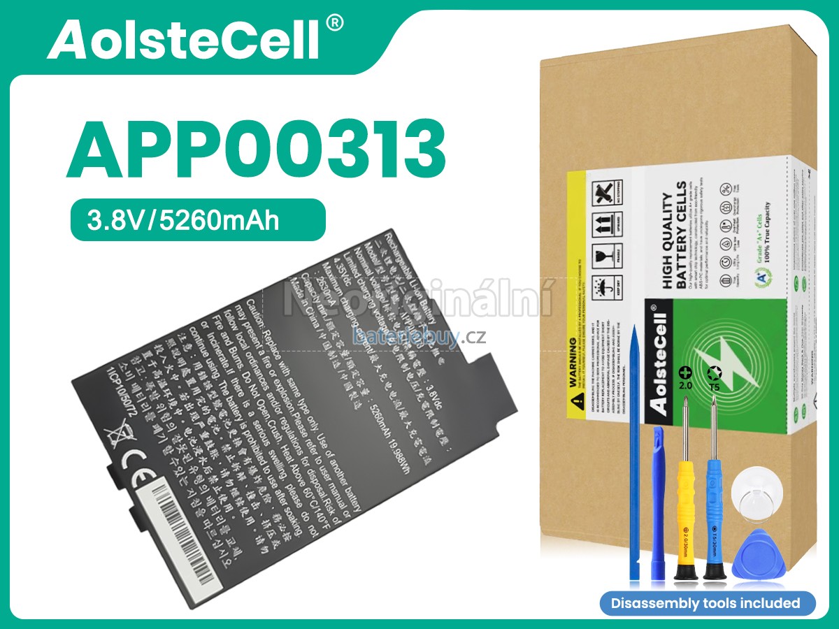 Nahrazení Zyxel APP00313 baterie